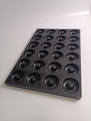24 moldes Tray Roll Up Edge Design da filhós da cavidade para o cozimento diário
