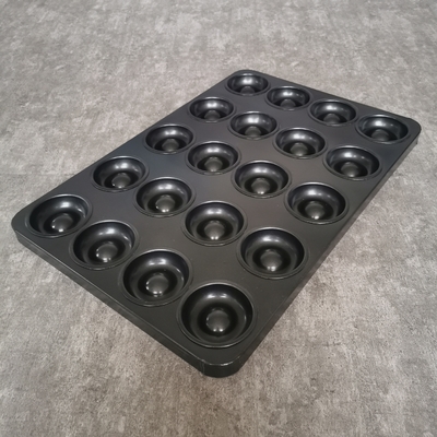 20 moldes geométricos do bolo do silicone de aço de alumínio da cavidade