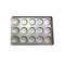 RK Bakeware China Foodservice NSF 45727 28 Compartimento Vidrado Aluminizado de Aço Mini Loaf Especialidade Muffin Pan