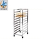 RK Bakeware China Foodservice NSF 15 Tiers Revent Oven Stainless Steel Baking Trolley