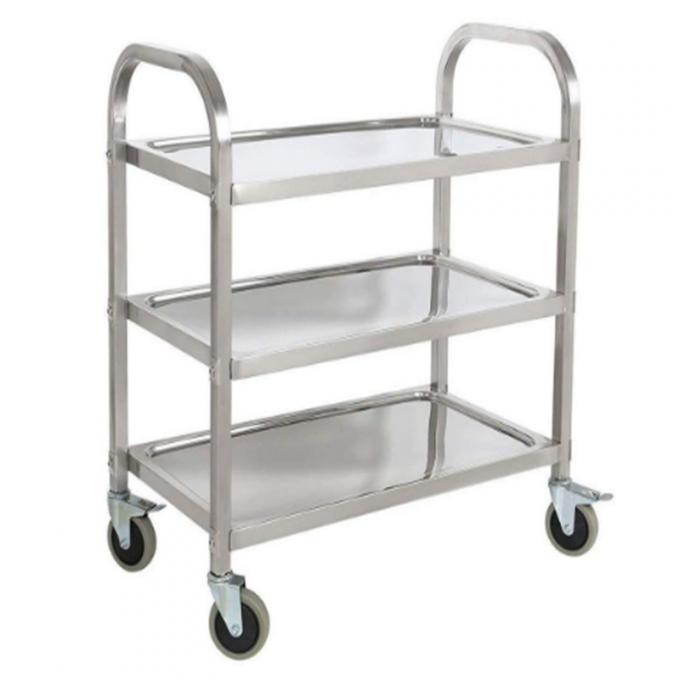 Winco Suc-30 3-Tier Stainless Steel Trolley