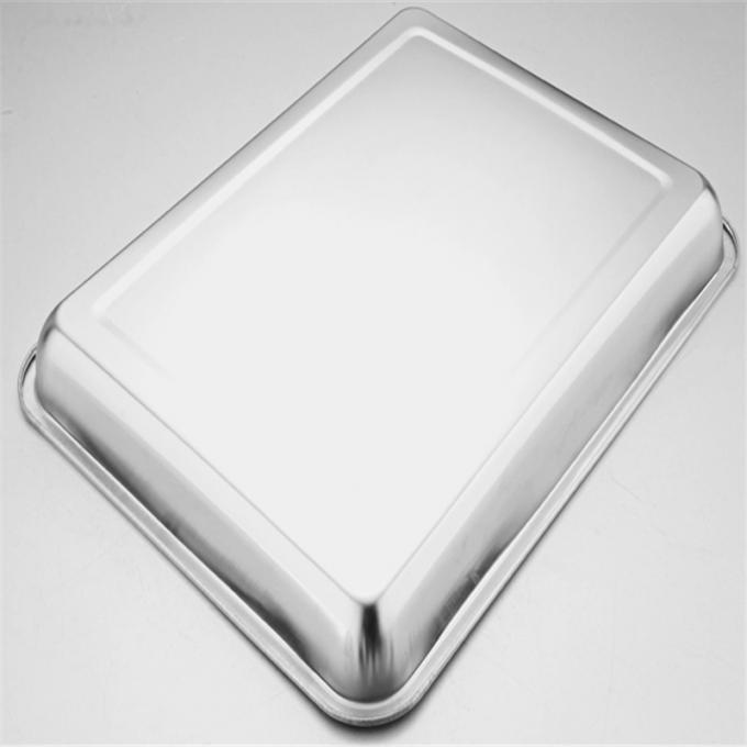 Rk Bakeware China-Full Size 600X400 Perforated Aluminum Flat Plain Shee Bun Pans /Bread Baking Pans