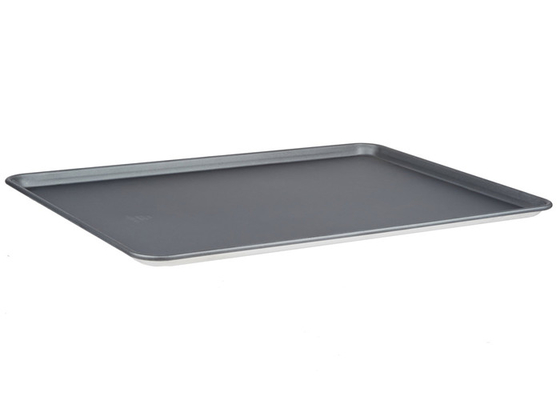 RK Bakeware China Foodservice NSF 16 Gauge Aluminium Baking Tray, 18 &quot; X 26 &quot; Wire In Rim Aluminum Bun / Sheet Pan