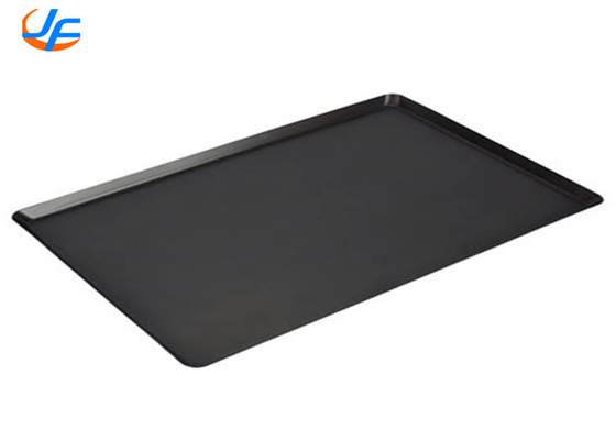 RK Bakeware China Foodservice Telfon Nonstick 600*400mm Wire em Rim Alumínio Bun Baking Tray Pan