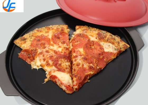 RK Bakeware China Manufacturer-Pizza Hut Hardcoat Anodized Hardcoat Anodized Thin Crust Pizza Pans