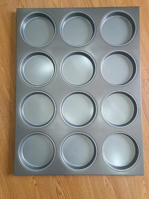 Pizza de alumínio industrial Tray Foodservice Hard Anodized Coat