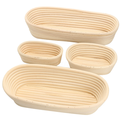 RK Bakeware China Foodservice NSF Redondo Cesto de Proteção de Rattan Natural feito à mão