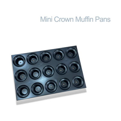 RK Bakeware China Foodservice NSF Esmalte Antiaderente Comercial Personalizado Mini Bandeja de Muffin Crown