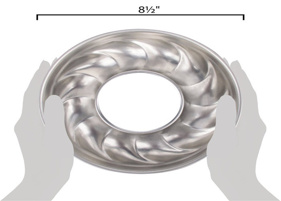 RK Bakeware China Foodservice NSF Moldura de bolo de alumínio bolo de estanho panela de bolo Savarin