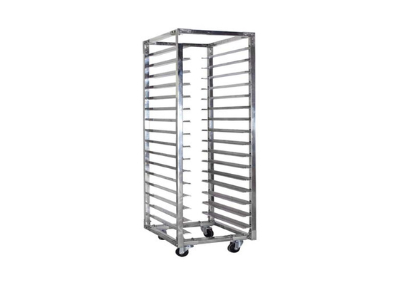 RK Bakeware China Foodservice NSF 15 Tiers Revent Oven Double Rack Stainless Steel Baking Trolley