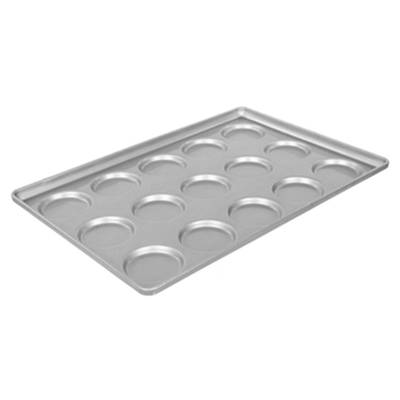 RK Bakeware China 3 polegadas vitrificou o bolo de Hamburger de aço Pan Baking Tray de Aluminumized