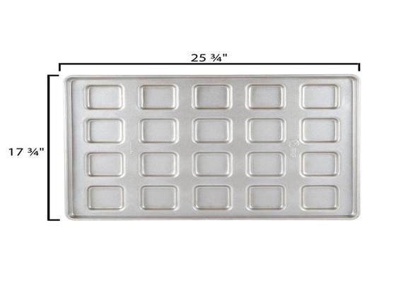 RK Bakeware China Foodservice NSF Custom 22 Quadrado Ciabatta Roll Pan Baking Tray- Banda em Rim
