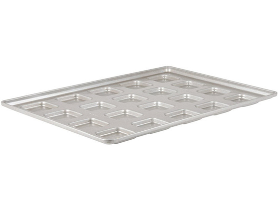 RK Bakeware China Foodservice NSF 24 Mold Aluminizado de aço em aglomerado Hamburger Bun Tray Muffin Top / Cookie Pan