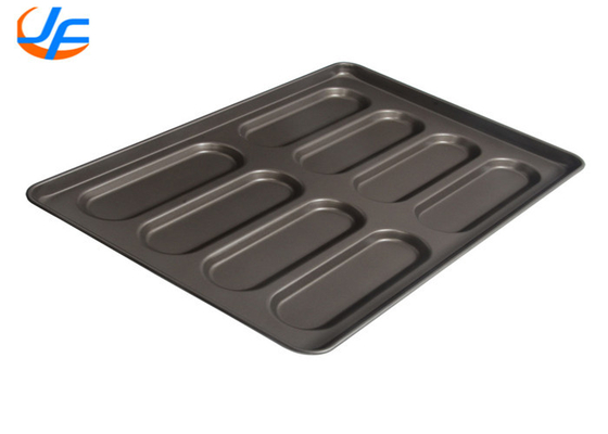 RK Bakeware China Custom Nonstick Aluminizado de aço Hot Dog Sheet Bun Pan Baking Tray