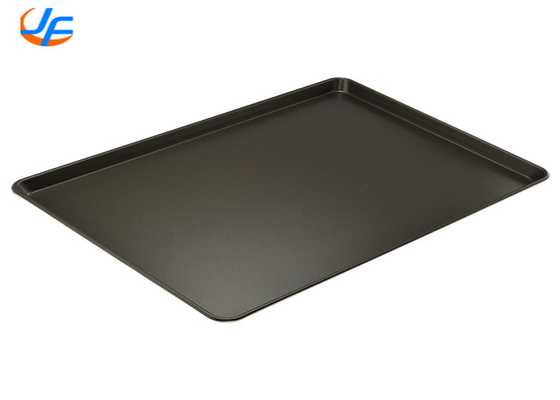 RK Bakeware China Foodservice Telfon Nonstick 600*400mm Wire em Rim Alumínio Bun Baking Tray Pan