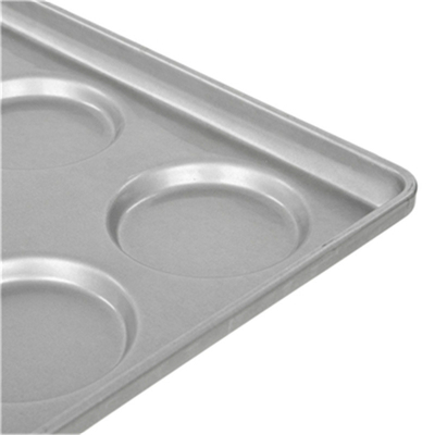 RK Bakeware China Foodservice 15 molde de aço aluminizado bandeja de pão de hambúrguer/parte superior de muffin/assadeira de biscoitos