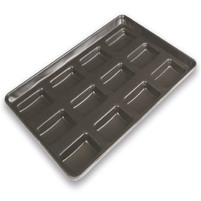 RK Bakeware China Foodservice NSF 4 polegadas 4.5 polegadas 6 polegadas Hot Dog Bun Pan Hot Dog Mold