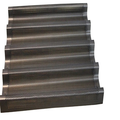 RK Bakeware China Foodservice NSF Nonstick 6 fileiras Baguette Tray Pão de Forno Tray Mofo de Pão Francês