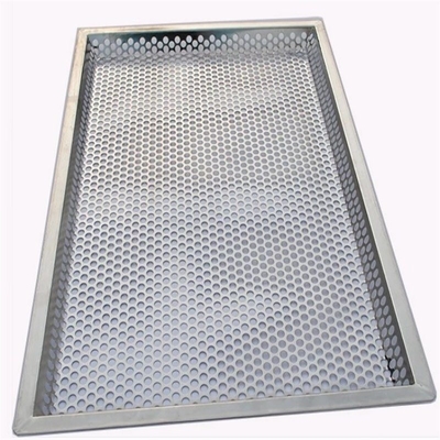 RK Bakeware China Foodservice NSF Custom 4 Side Perforado 304 aço inoxidável bandeja seca
