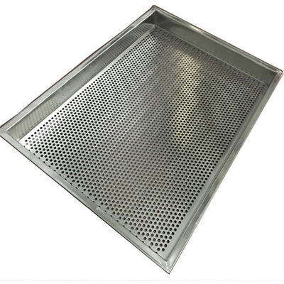 RK Bakeware China Foodservice NSF Custom 4 Side Perforado 304 aço inoxidável bandeja seca
