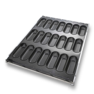 RK Bakeware China Foodservice NSF Hoagie Bun Pan/Slider Bun Pan/Square Ciabatta Roll Baking Tray