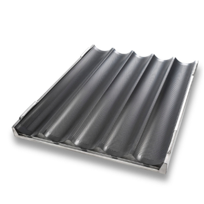 RK Bakeware China Foodservice NSF Hoagie Bun Pan/Slider Bun Pan/Square Ciabatta Roll Baking Tray