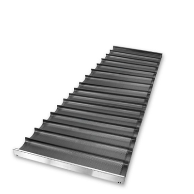 RK Bakeware China Foodservice NSF Durashield Coating16 Channel Bandeja para assar baguete industrial