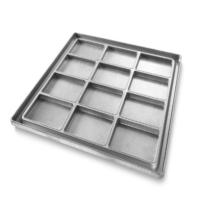 RK Bakeware China Foodservice NSF Glaze Nonstick Rectangular Quadrado de Alumínio Pizza Pão