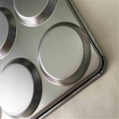 RK Bakeware China Foodservice NSF Glaze Nonstick 4,5 polegadas e 5 polegadas Hamburger Bun Baking Tray