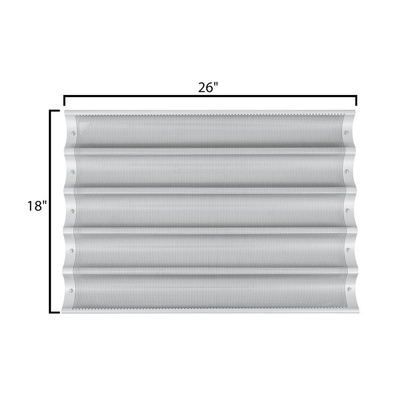 Rk Bakeware China Alumínio 5 Loaf Baguette Tray / Pan de Pão Francês