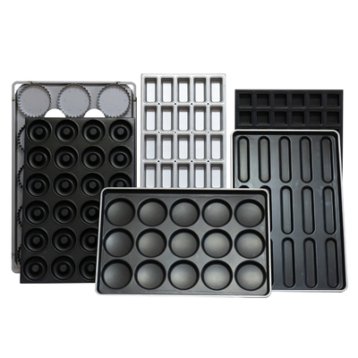 Rk Bakeware China-1200*800 Alumínio Baguete bandeja de cozimento Nonstick Para Mecatherm Baguette Line