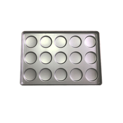 Rk Bakeware China 41002 Aluminized Steel Hamburger Bun Cookie Pan Tray Para padaria norte-americana