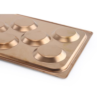 Rk Bakeware China-Rational Combi Oven Gastronorm Gn1/1 Alumínio Nonstick Burger Tray