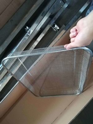 RK Bakeware China Foodservice Fritadora de ar de aço inoxidável Cadeia Grill Cadeia Fritadora de ar bandeja Rack de fio