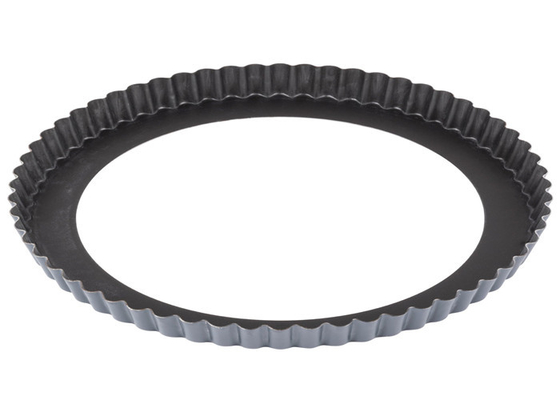 RK Bakeware China-Mackies Fluted Nonstick Quiche Pan com fundo removível