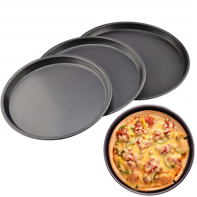 RK Bakeware China Manufacturer-Pizza Hut Hardcoat Anodized Hardcoat Anodized Thin Crust Pizza Pans