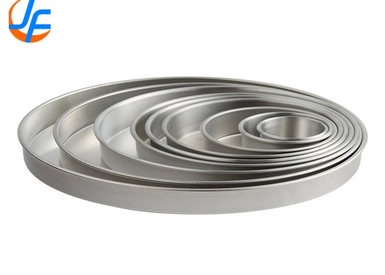 RK Bakeware China Foodservice NSF 10 polegadas de alumínio camada redonda molde de bolo e lateral recto Deep Dish Pizza Pan