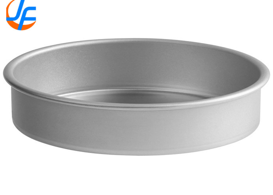 RK Bakeware China Foodservice NSF 10 polegadas de alumínio camada redonda molde de bolo e lateral recto Deep Dish Pizza Pan