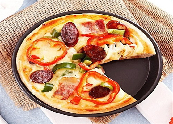 RK Bakeware China Foodservice NSF Comercial 14 polegadas de alumínio panela de bolo / pizza panela de cozimento de pizza