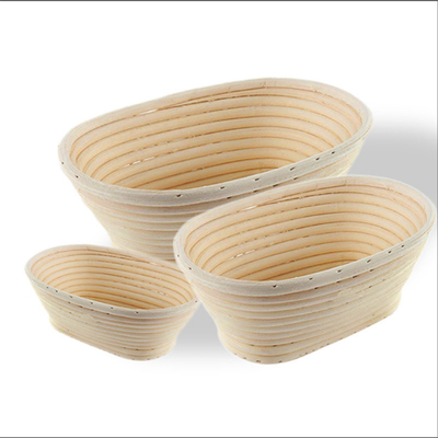 RK Bakeware China Foodservice NSF Redondo Cesto de Proteção de Rattan Natural feito à mão