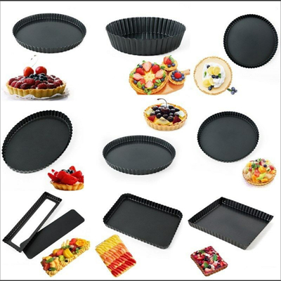 Rk Bakeware China-Hard Coat Fluted Round Alumínio Pizza Form Pan