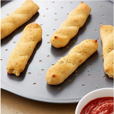 Rk Bakeware China Manufacturer-Nonstick Disco de Pizza de Alumínio com Borda