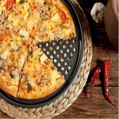 Rk Bakeware China Manufacturer-Nonstick Disco de Pizza de Alumínio com Borda