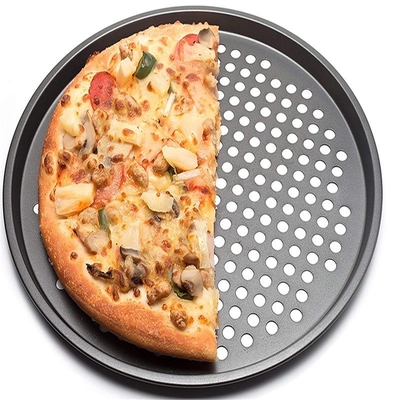 Rk Bakeware China Manufacturer-Nonstick Disco de Pizza de Alumínio com Borda