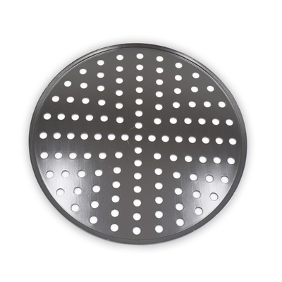 RK Bakeware China Foodservice NSF Commercial Perforado Alumínio Pizza Disco Pan Camisa dura