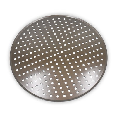 RK Bakeware China Foodservice NSF Commercial Perforado Alumínio Pizza Disco Pan Camisa dura