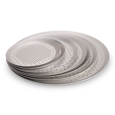 RK Bakeware China Foodservice NSF Hard Coat Alumínio Quik Pizza Disk e Pão de Pizza Perforado