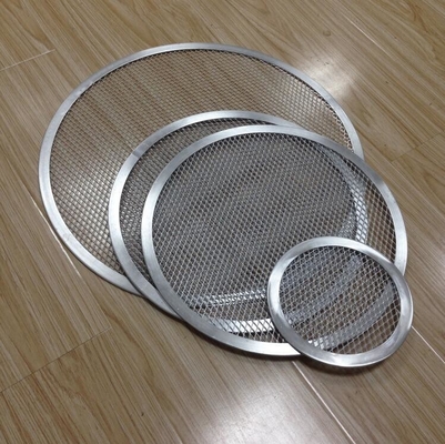 RK Bakeware China Foodservice NSF 16 polegadas Alumínio tela de pizza e panela de pizza de alumínio