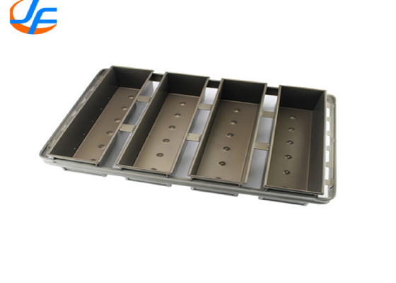 RK Bakeware China Foodservice NSF Telefone comercial Nonstick Pullman Molde de pão 4 alças Pullman Pan