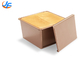 RK Bakeware China Foodservice NSF Grande Capacidade de Forno Pullman Pan Caixa de Torrada Com Cobertura Pullman Pan de Pão